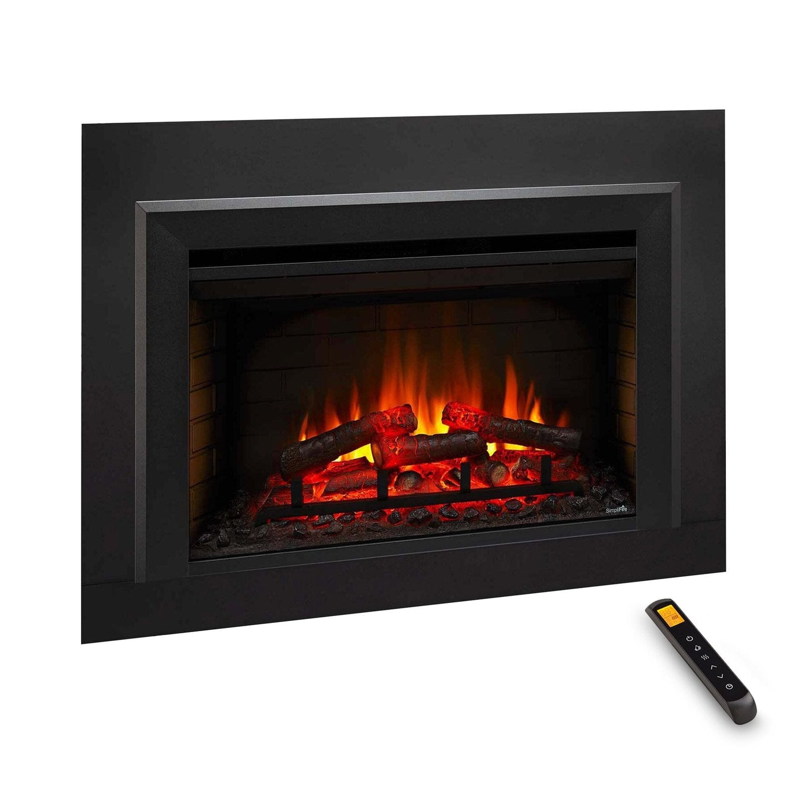 SimpliFire 30-In Electric Fireplace Insert with LED Flame and Multi-Color Ember Bed image 7