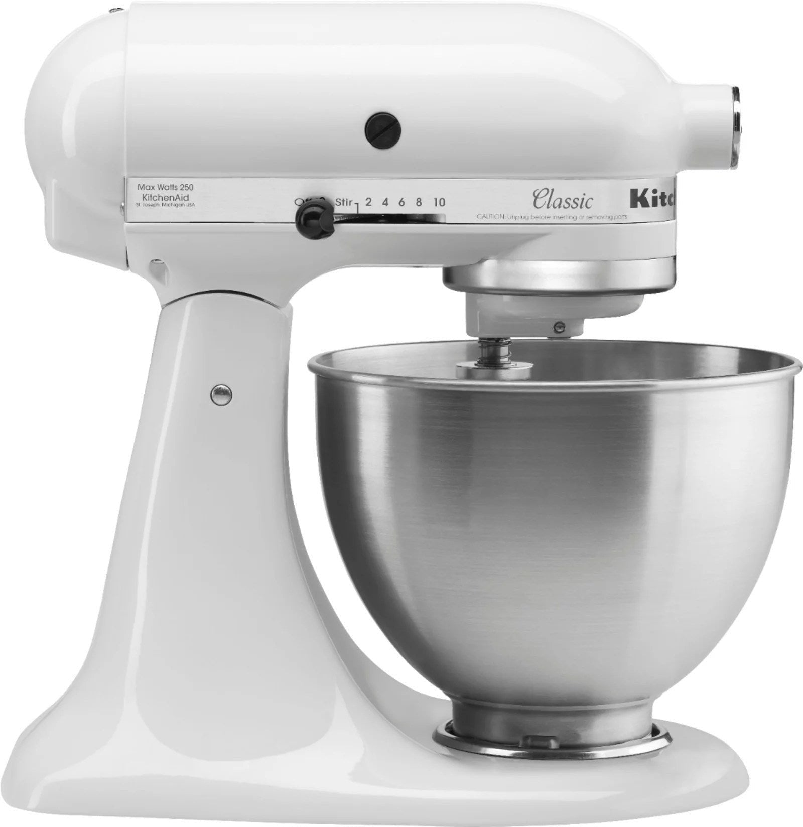 KitchenAid – Classic Series 4.5 Quart Tilt-Head Stand Mixer – White image 0