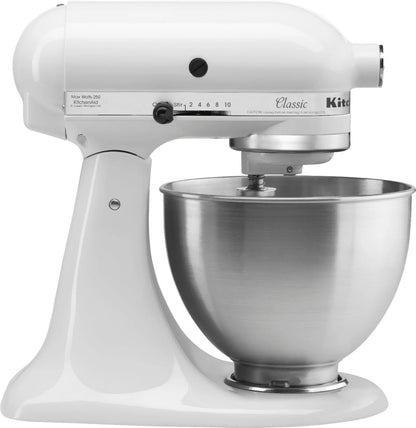 KitchenAid – Classic Series 4.5 Quart Tilt-Head Stand Mixer – White image 0