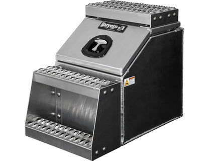Buyers Products 28-in x 24-in x 19-in Smooth Aluminum Step Box Truck Tool Box 1705285 image 3