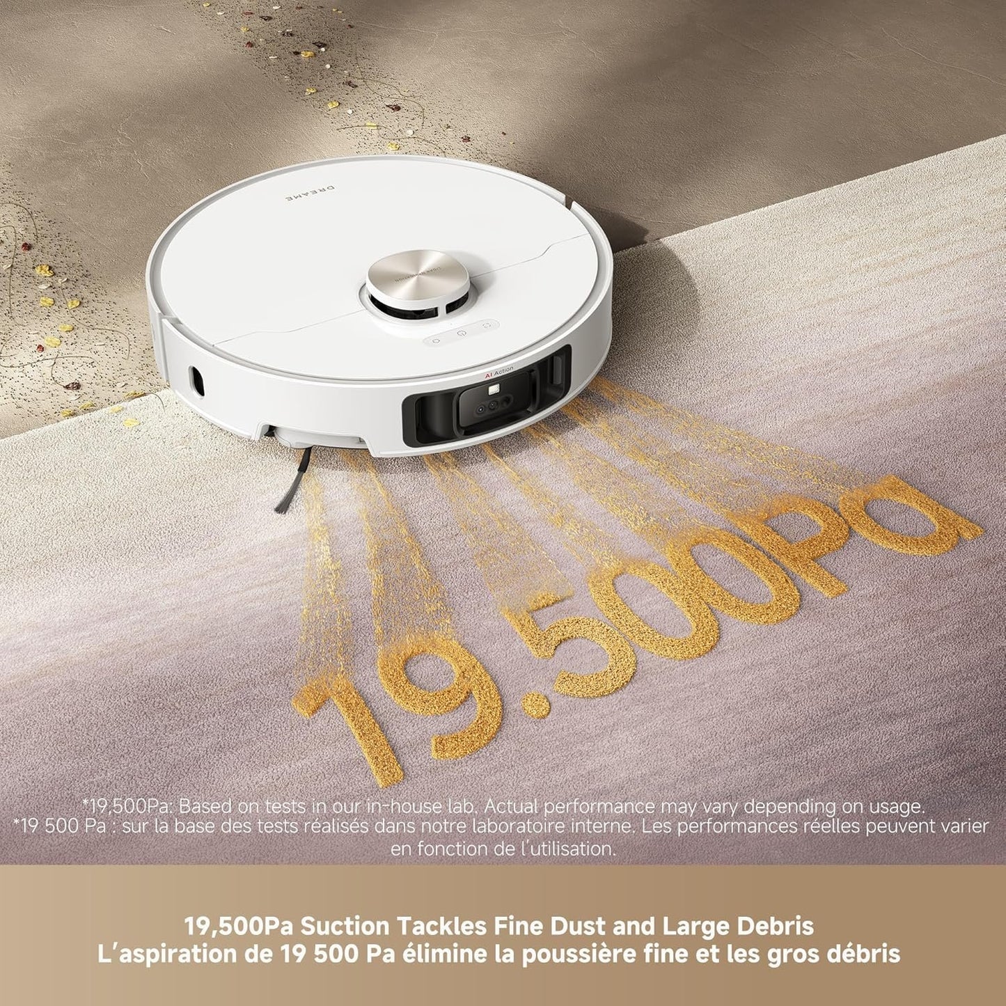 DREAME L50 Ultra Robot Vacuum & Mop, 19,500Pa, Auto-Empty image 4
