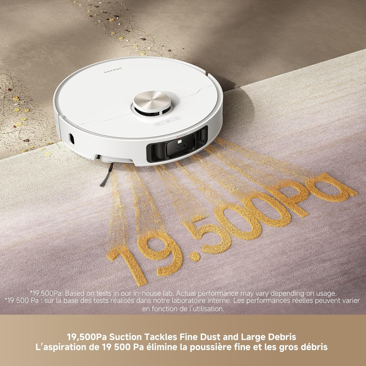 DREAME L50 Ultra Robot Vacuum & Mop, 19,500Pa, Auto-Empty image 4
