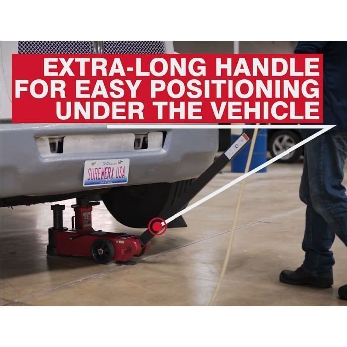 AFF 30-15-Ton 2-Stage Air Hydraulic Axle Jack image 2