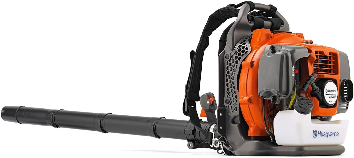 Husqvarna 350BT Gas Backpack Leaf Blower 50.2cc, 692 CFM, 180 MPH image 0