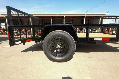 6′ 4″ x 10 Utility Trailer Dovetail Powder Coated With Gate 3,500lb Axle image 9