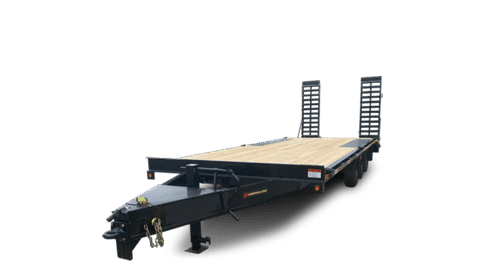 24,000 lb GVWR Deckover Equipment Float Trailer – Heavy-Duty Tandem Dual Axle image 0