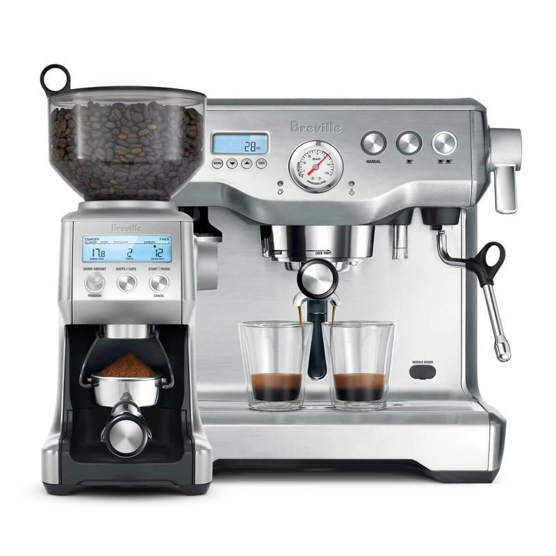 Breville Dynamic Duo Dual Boiler Espresso Machine and Smart Grinder Pro Package, Stainless Steel – BEP920BSS image 0