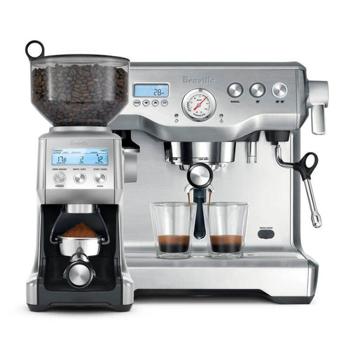 Breville Dynamic Duo Dual Boiler Espresso Machine and Smart Grinder Pro Package, Stainless Steel – BEP920BSS image 0