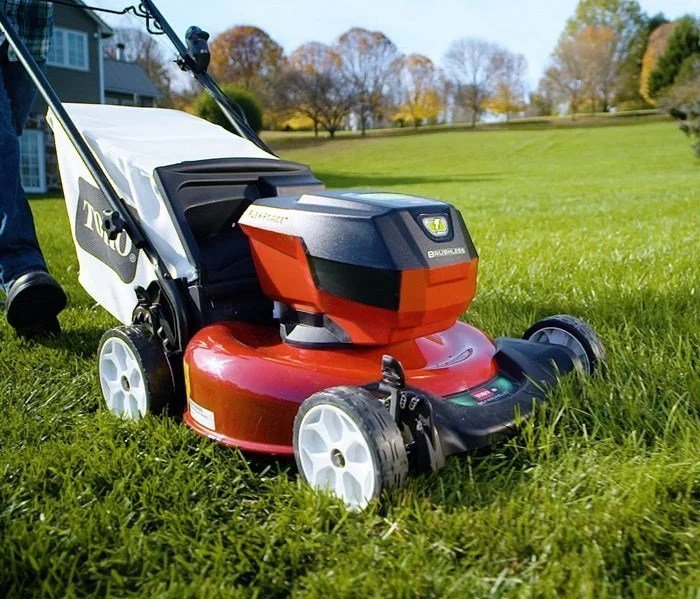 21 in. Recycler SmartStow 60-Volt Lithium-Ion Brushless Cordless Battery Walk Behind Mower RWD 5.0 Ah w/ Battery&Charger image 3