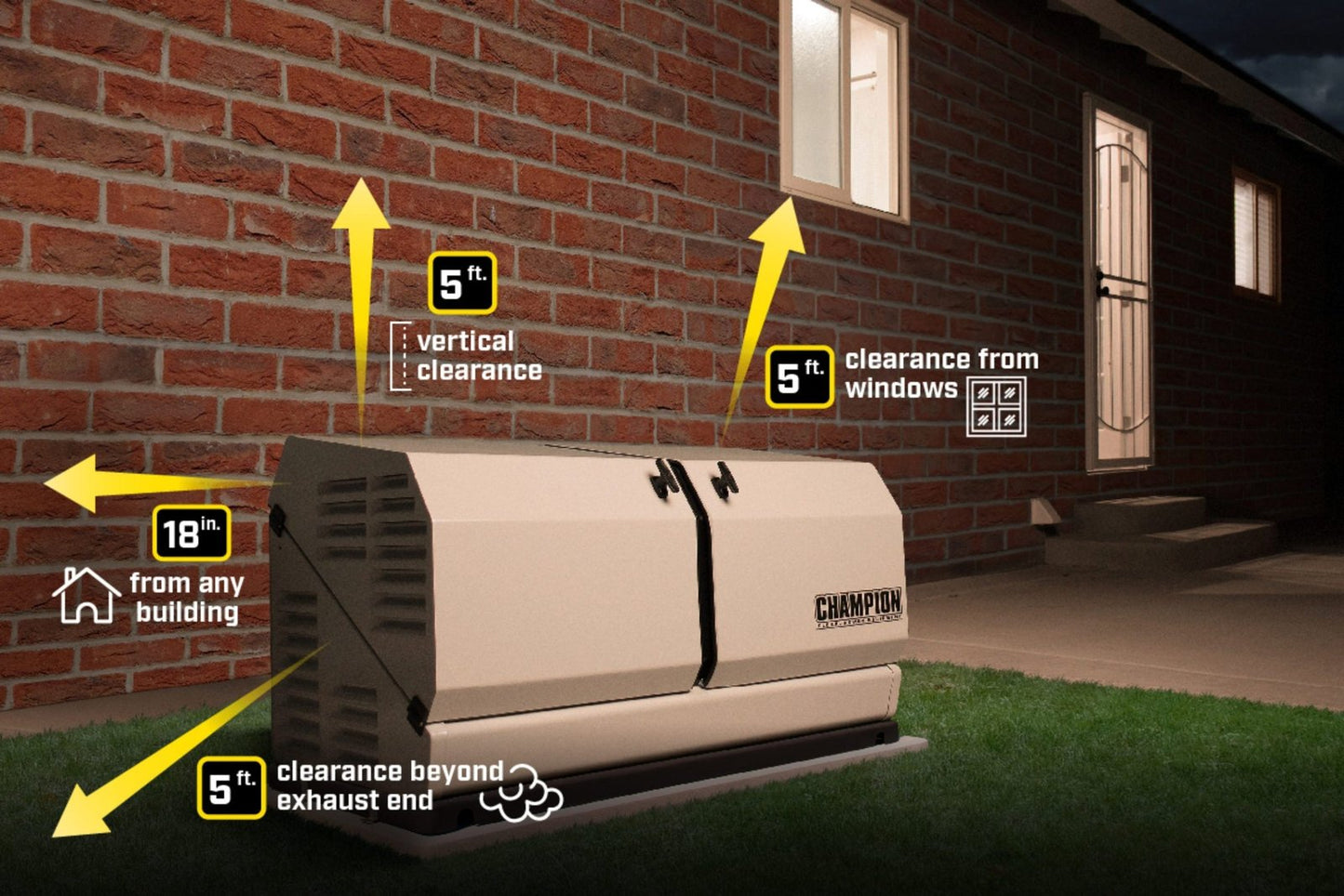 Champion 14-kW aXis Home Standby Generator with 100-Amp Whole House Switch (CA) image 2