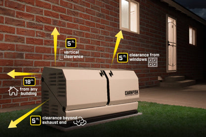 Champion 14-kW aXis Home Standby Generator with 100-Amp Whole House Switch (CA) image 2