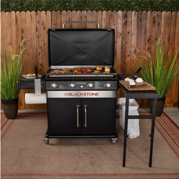 Blackstone 36-in Culinary Cabinet Griddle with Side Table: Versatile Outdoor Cooking in Stainless Steel image 3