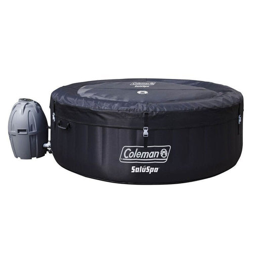 Coleman Saluspa 4 Person Inflatable Hot Tub Spa + 12 Filter Cartridge Refills image 0