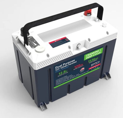 12V 120AH Group 27 LiFePO4 Battery Cranking & Deep Cycle Lithium Battery (Dual Purpose) image 7