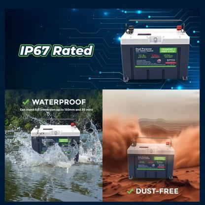 12V 120AH Group 27 LiFePO4 Battery Cranking & Deep Cycle Lithium Battery (Dual Purpose) image 5