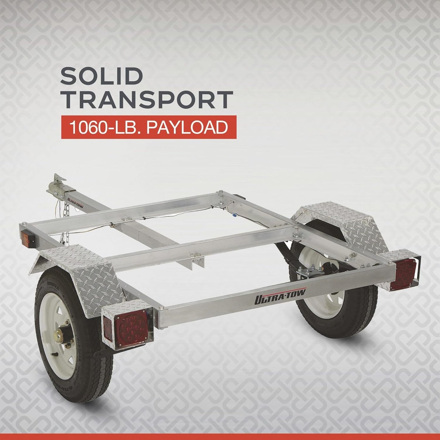 Ultra-Tow 40in. x 48in. Aluminum Utility Trailer Kit – 1060-Lb. Load Capacity image 3