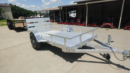 5′ x 10′ Aluminum Utility Trailer with Gate and Mag Wheels – 3500 lb Axle image 2