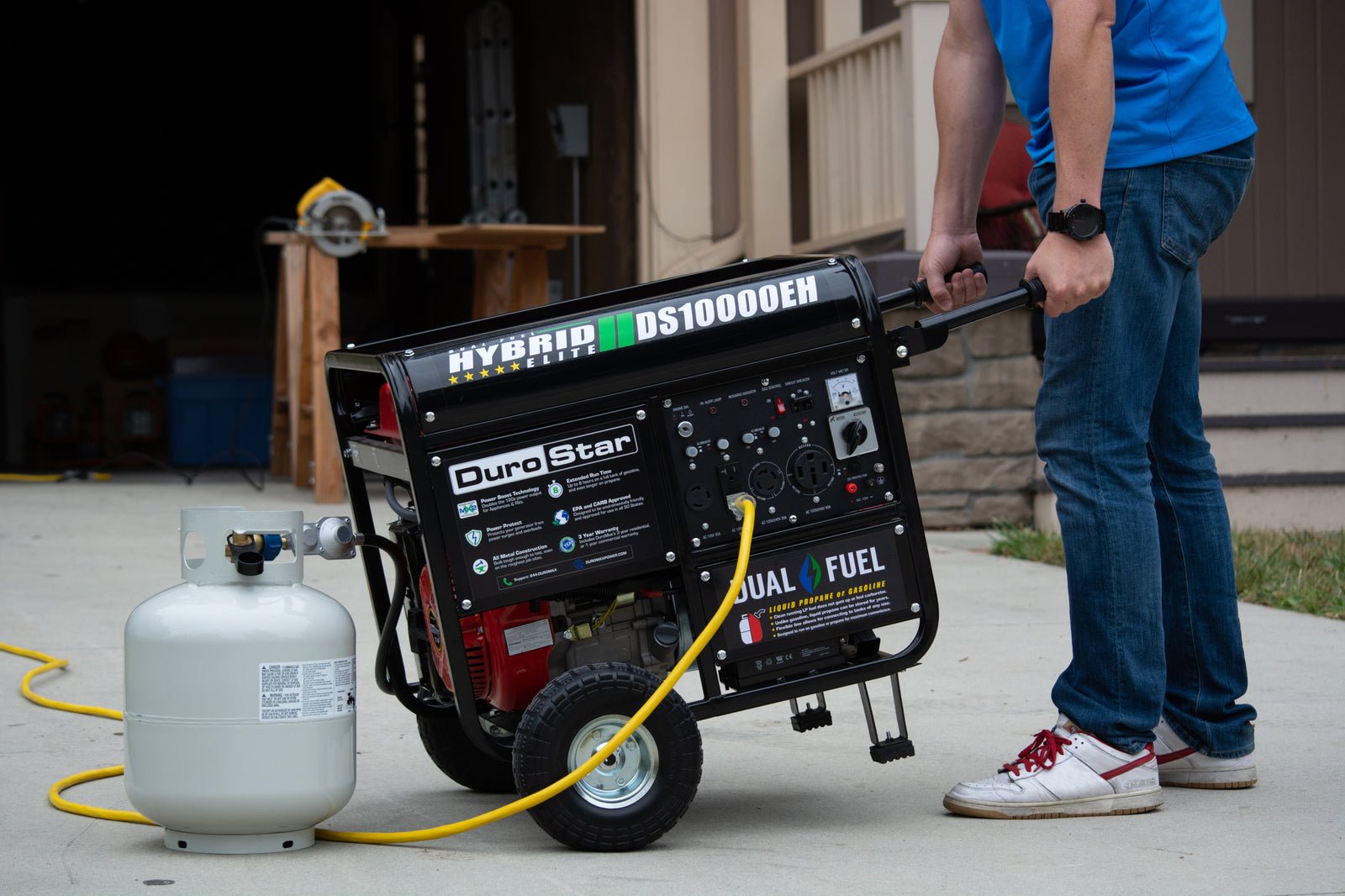 10,000 Watt Dual Fuel Portable Generator image 10