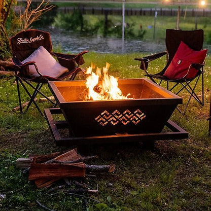 RedStone 43.3 in. Square Wood-Burning Fire Pit image 2