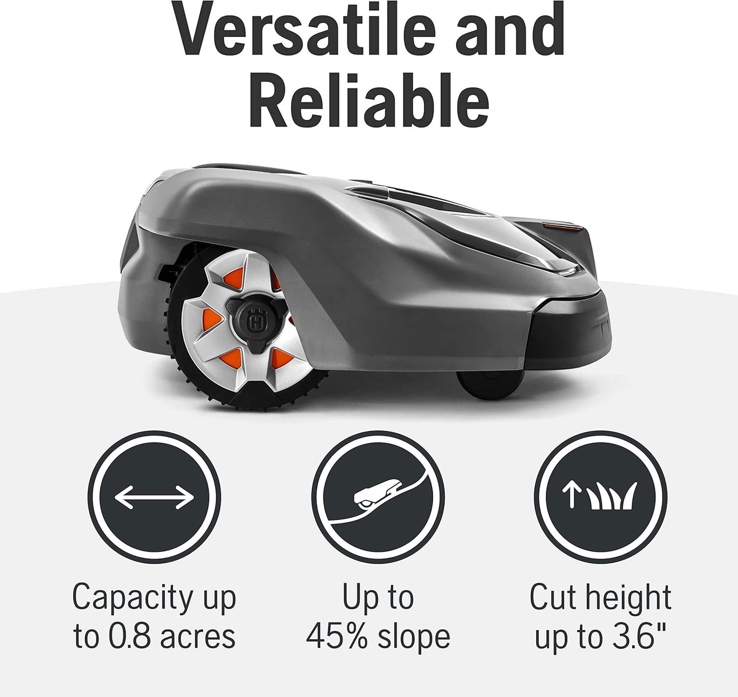 Husqvarna 440iQ Robotic Lawn Mower, 2 Acre, Wire-Free, Charging Station image 8