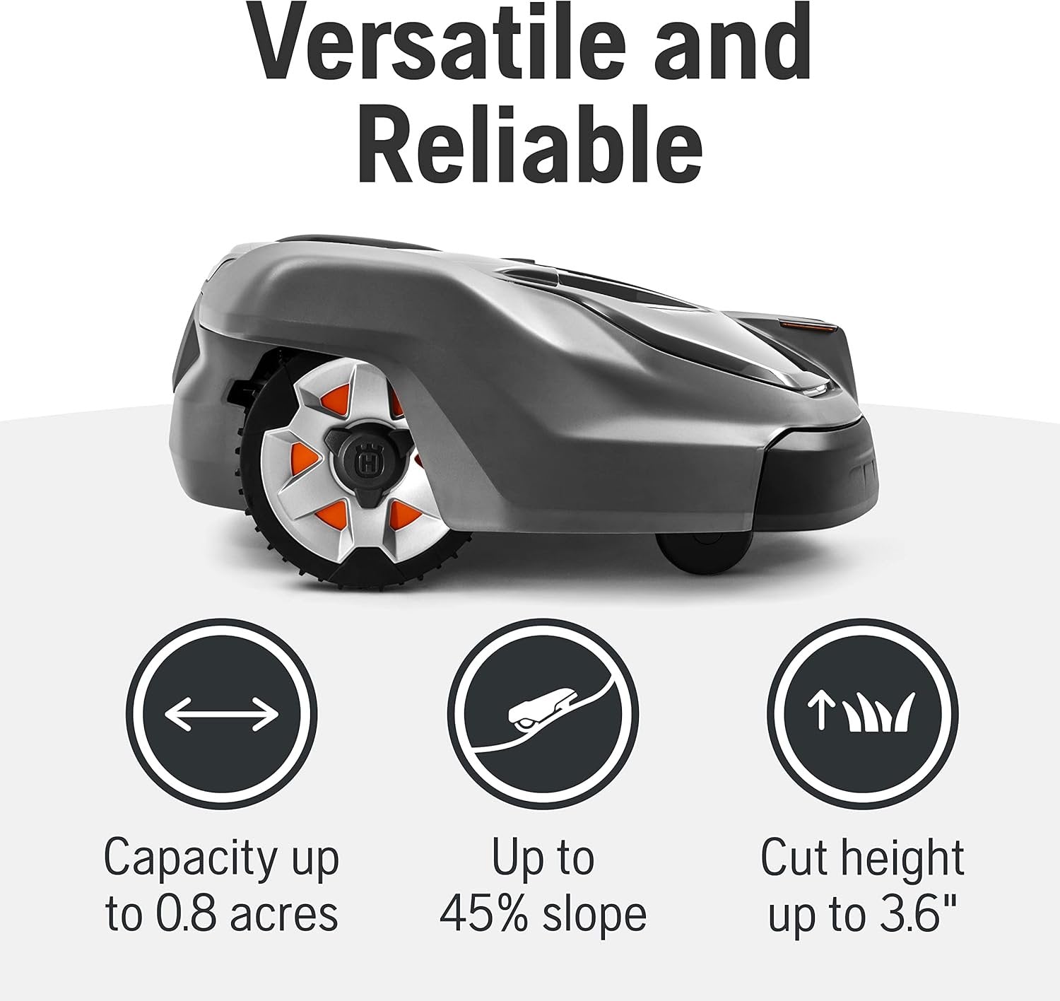 Husqvarna 440iQ Robotic Lawn Mower, 2 Acre, Wire-Free, Charging Station image 8