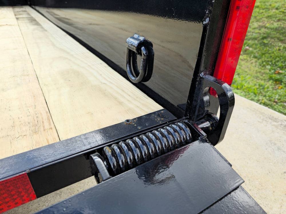 5′ X 10′ Utility Trailer Straight Deck 18″ Sides Tall Gate image 11
