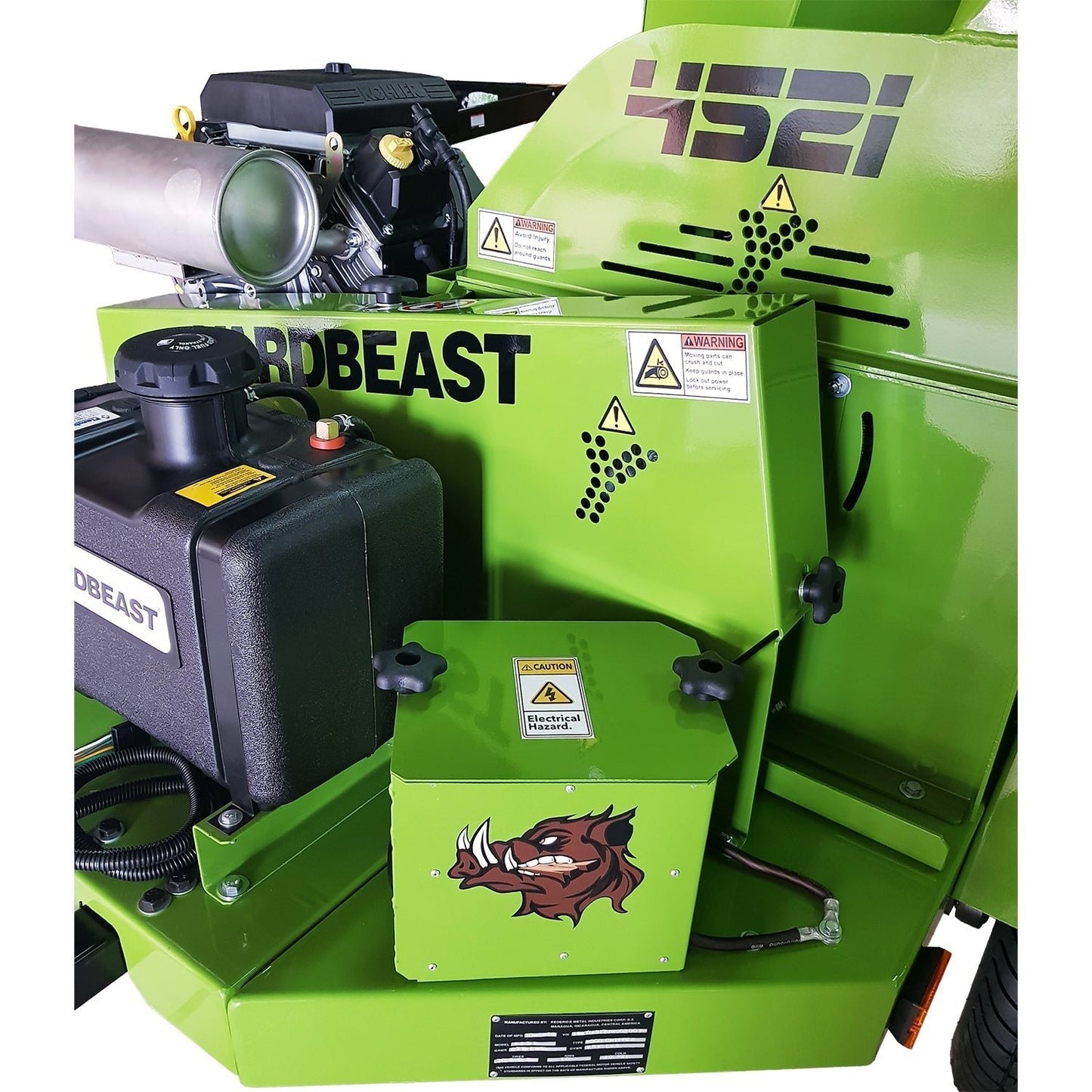 YARDBEAST 4.5” Commercial-Grade Chipper – YB4521 image 1