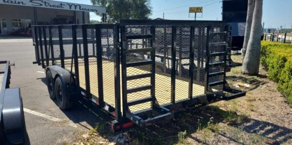 20 Foot Big Tex Landscaping Special Black Equipment Trailer (10LR-20BK-P4) image 1