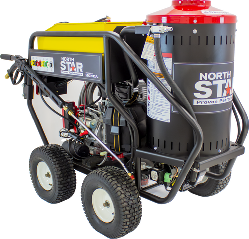 NorthStar 157310 Pressure Washer 3000 PSI 4.0 GPM Hot Water Honda GX390 Engine CAT Pump Gas New image 0