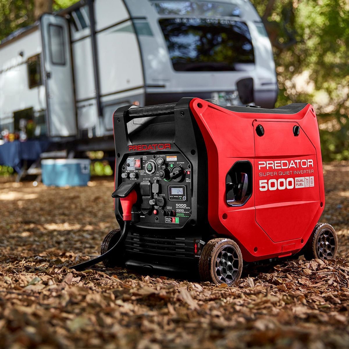 Predator 5000 Watt Dual-Fuel SUPER QUIET Inverter Generator with Remote Start and CO SECURE Technology image 1