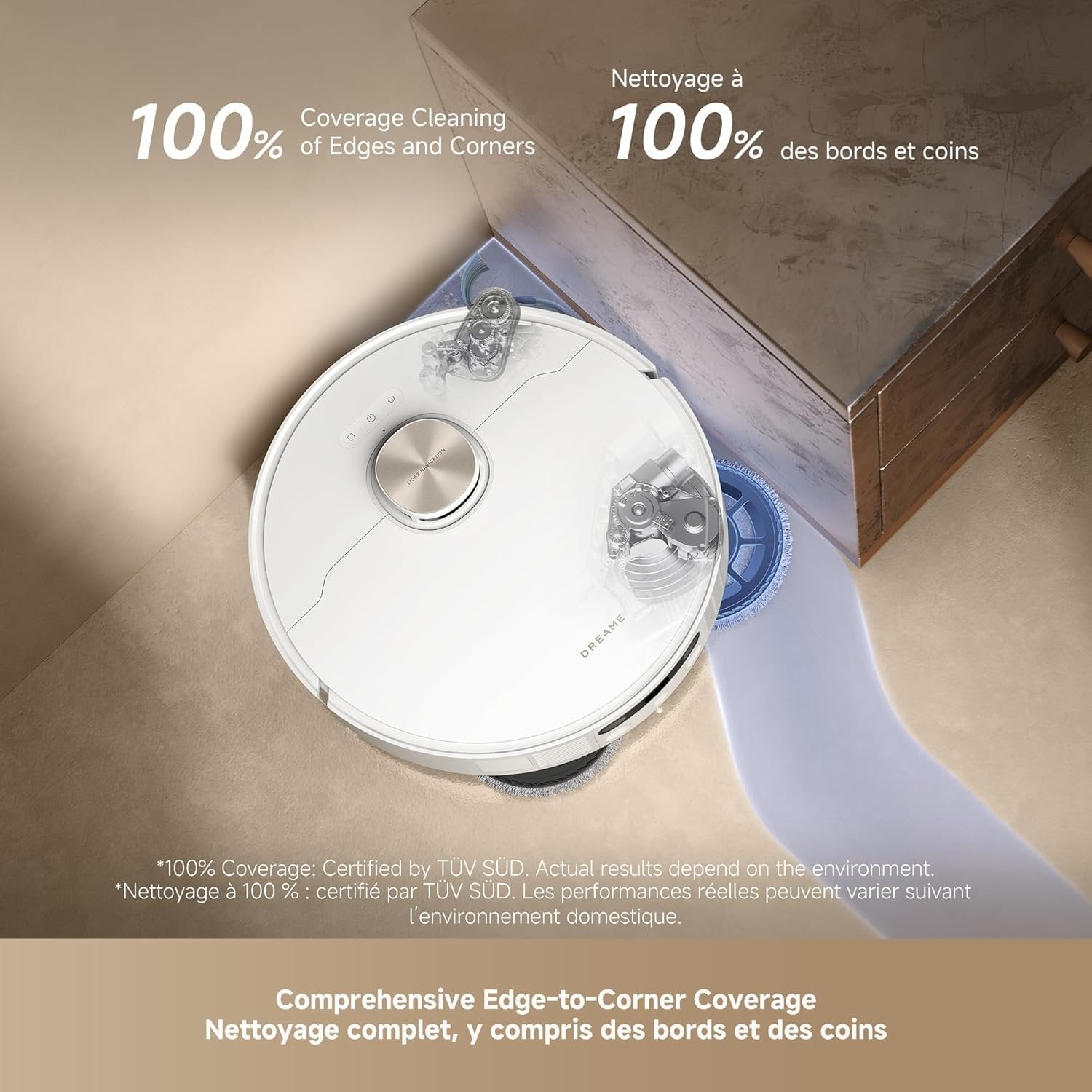 DREAME L50 Ultra Robot Vacuum & Mop, 19,500Pa, Auto-Empty image 5