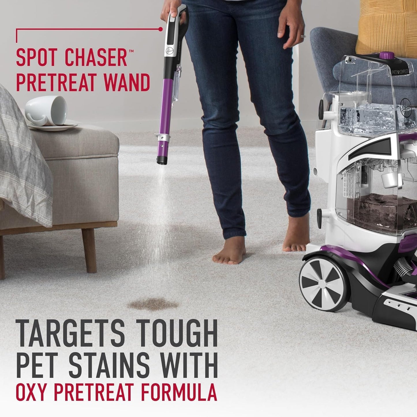 Hoover Smartwash Automatic Carpet Cleaner Machine, FH52000, Turquoise image 14