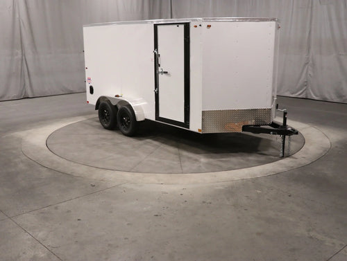 7×14 Enclosed Cargo Trailer – Heavy-Duty Utility Hauler for Equipment & Transport image 0
