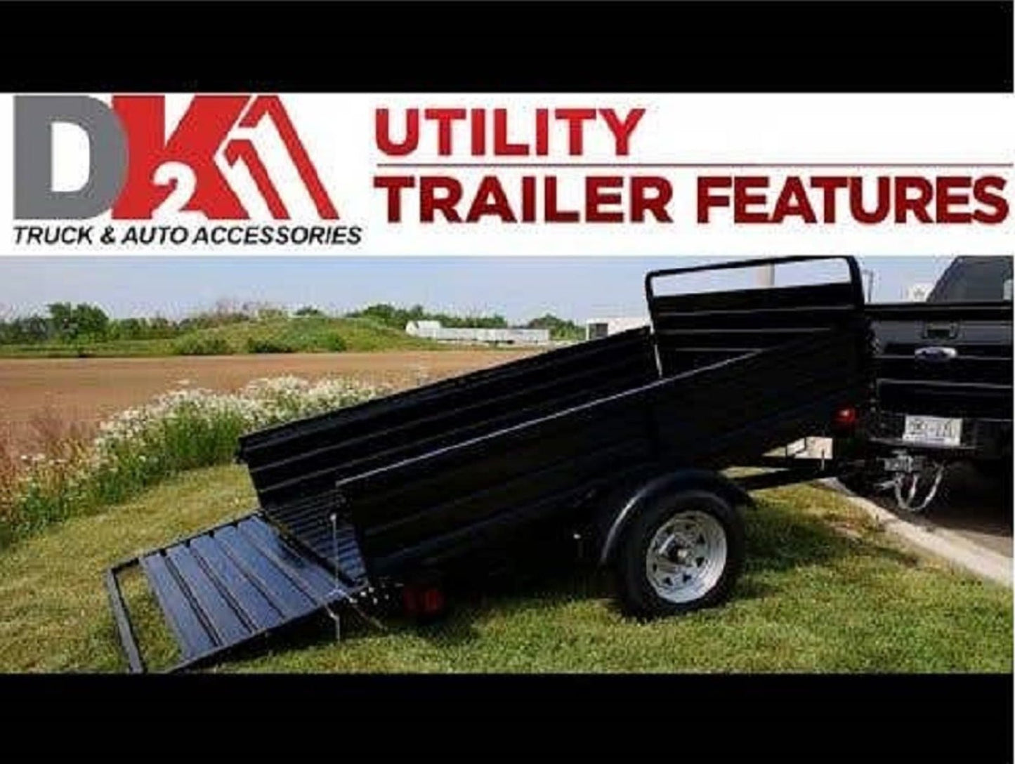 DK2 4.5-ft x 7.5-ft Steel Utility Trailer ( 1639-lb Capacity ) 2491710 image 6