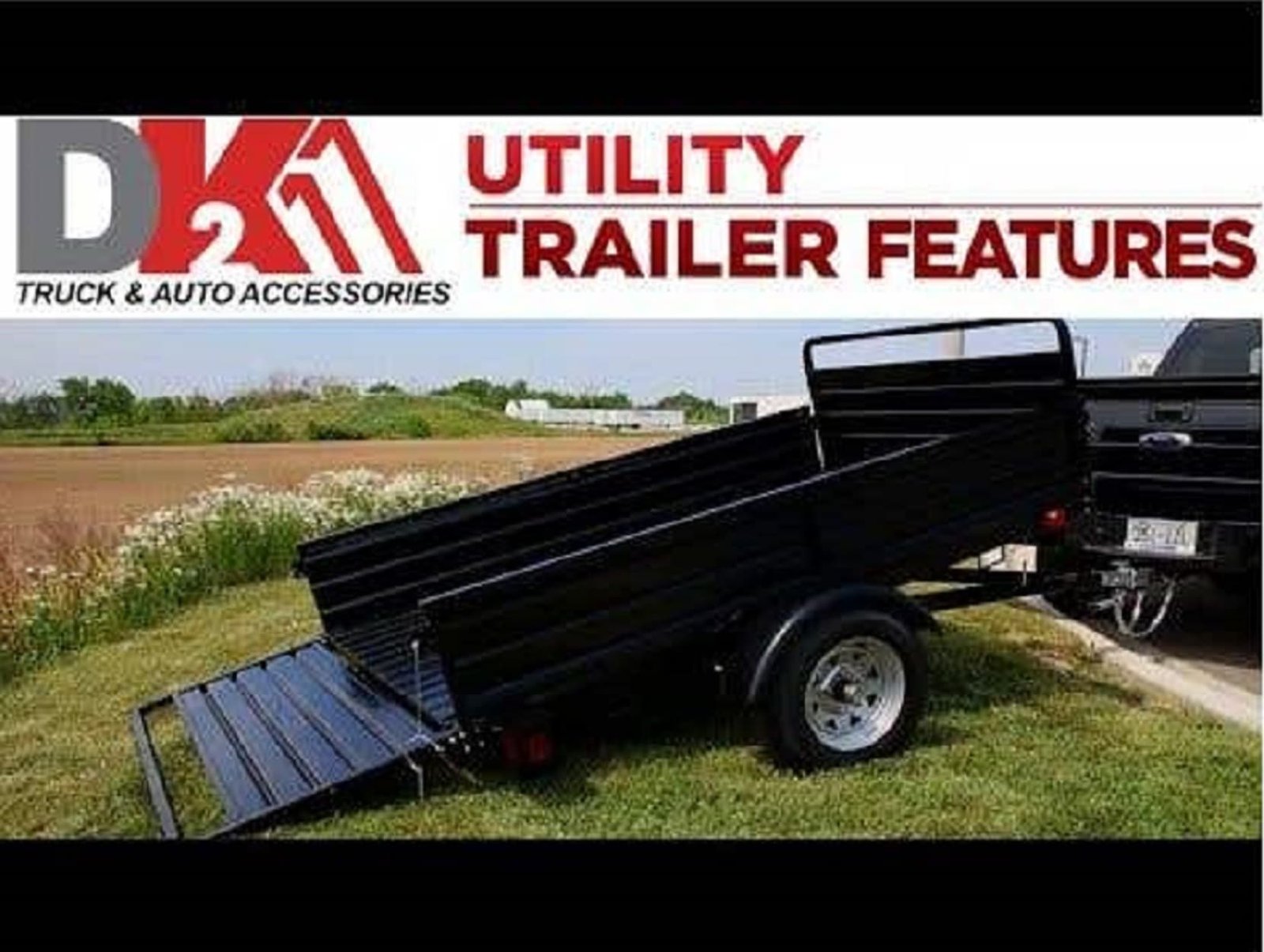 DK2 4.5-ft x 7.5-ft Steel Utility Trailer ( 1639-lb Capacity ) 2491710 image 6
