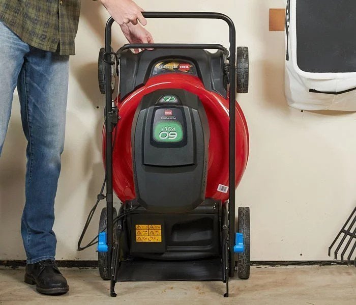 21 in. Recycler SmartStow 60-Volt Lithium-Ion Brushless Cordless Battery Walk Behind Mower RWD 5.0 Ah w/ Battery&Charger image 4