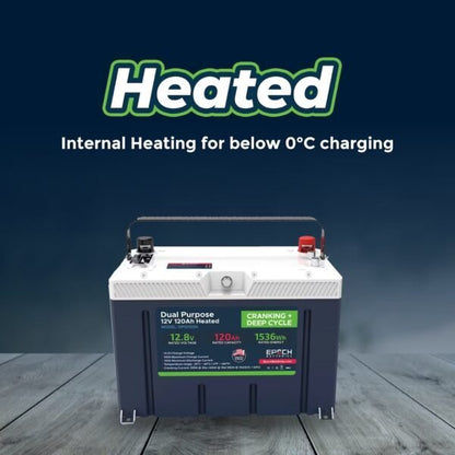 12V 120AH Group 27 LiFePO4 Battery Cranking & Deep Cycle Lithium Battery (Dual Purpose) image 11