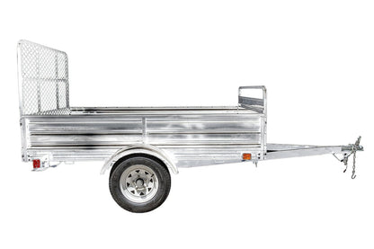 DK2 5-ft x 7-ft Steel Utility Trailer with Ramp Gate ( 1639-lb Capacity ) 2491713 image 1