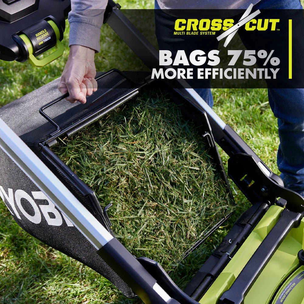 RYOBI 40v Hp brushless 21″ self-propelled AWD dual-blade mower kit image 8