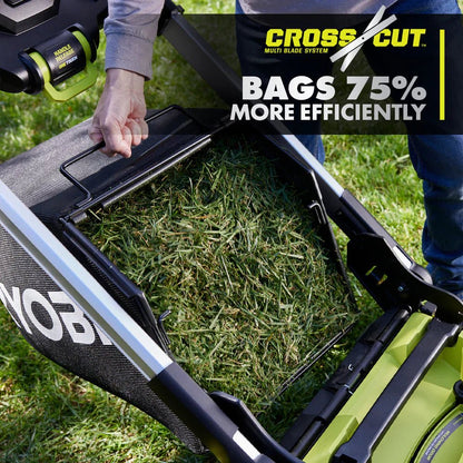 RYOBI 40v Hp brushless 21″ self-propelled AWD dual-blade mower kit image 8