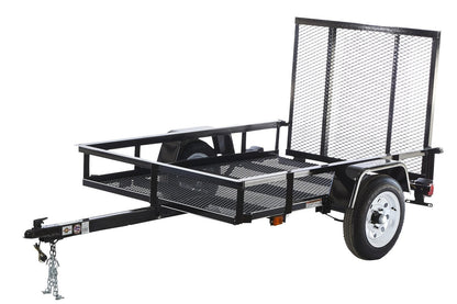 Carry-On Trailer 4-ft x 7-ft Steel Mesh Utility Trailer image 0