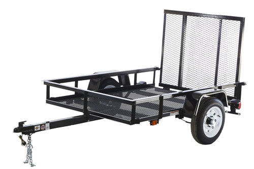 Carry-On Trailer 4-ft x 7-ft Steel Mesh Utility Trailer image 0