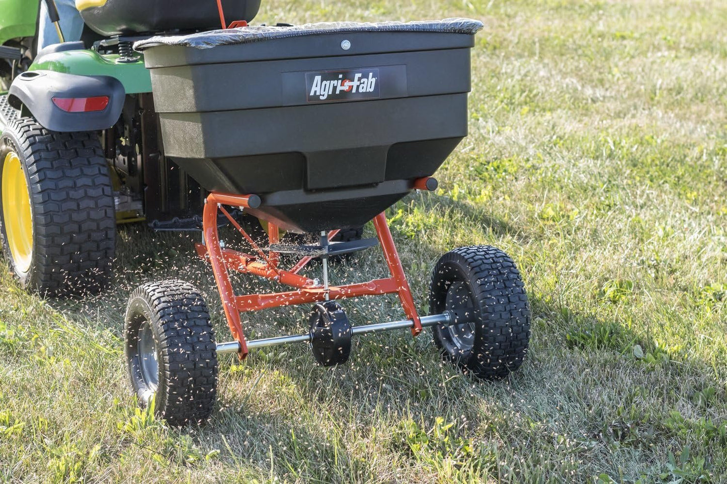 Agri-Fab 45-0543 Tow-Behind 100 lb Lawn & Garden Spiker Seeder Spreader image 54