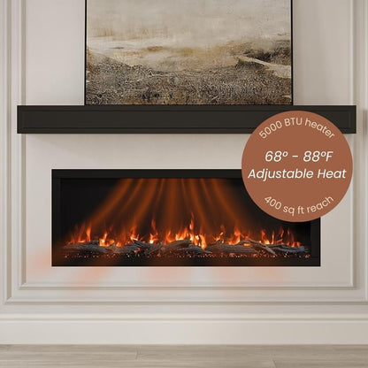 Modern Ember Highmark 60-Inch Smart Linear Electric Fireplace, WiFi & 10-Color Flames image 31