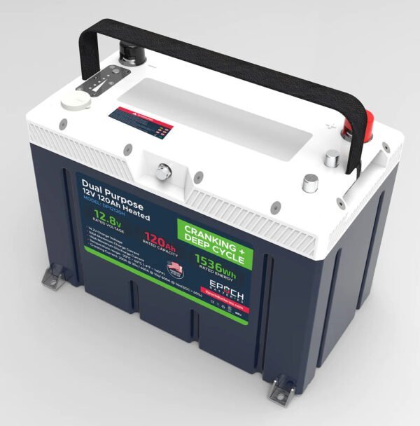 12V 120AH Group 27 LiFePO4 Battery Cranking & Deep Cycle Lithium Battery (Dual Purpose) image 6