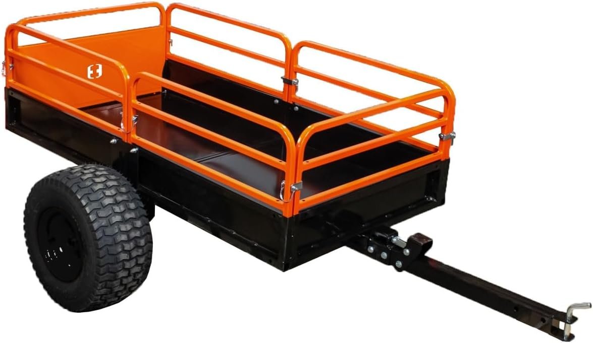 Impact Implements 1500 lb Utility Cargo Trailer with Pivot Dump for ATV, UTV, and Lawn Tractor image 17