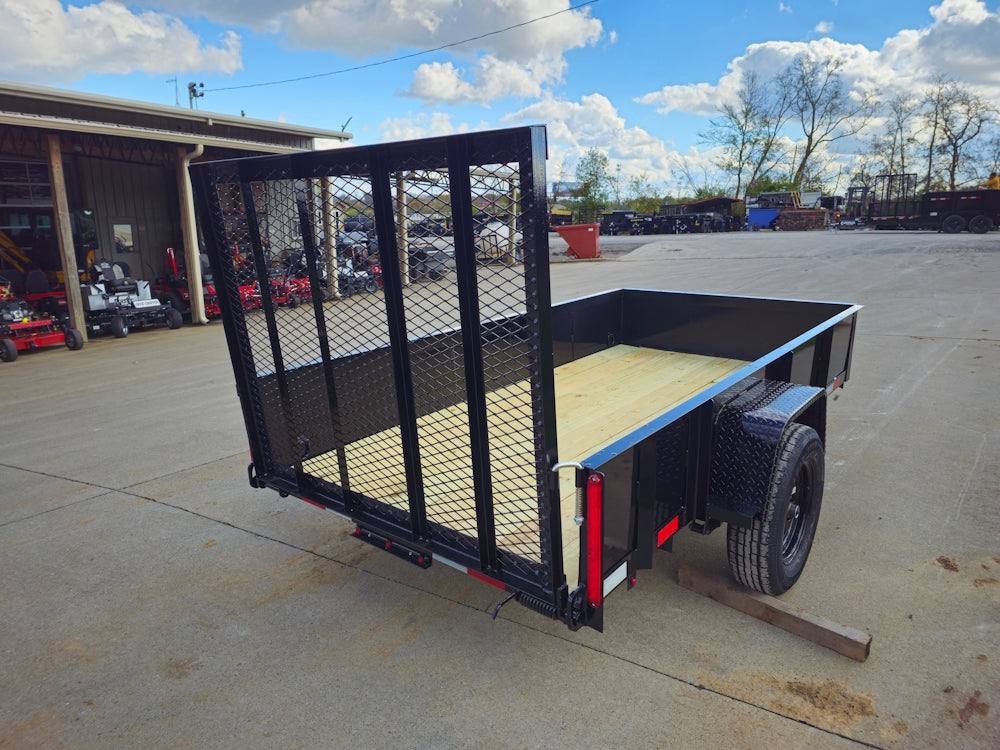 5′ X 10′ Utility Trailer Straight Deck 18″ Sides Tall Gate image 7