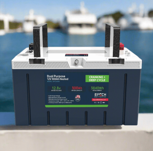 12V 300Ah – Group 8D – Cranking & Deep Cycle Lithium Battery (Dual Purpose) image 0