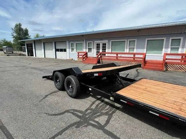 Interstate 7 X 22 Hydraulic Tilt 14K Trailer image 3
