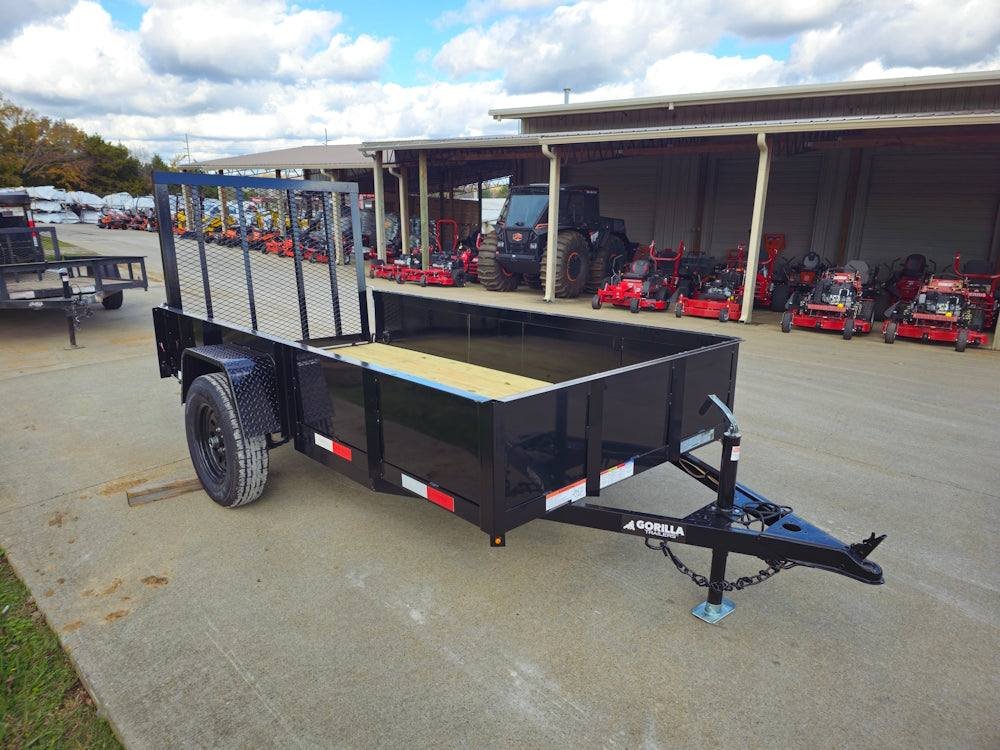 5′ X 10′ Utility Trailer Straight Deck 18″ Sides Tall Gate image 9